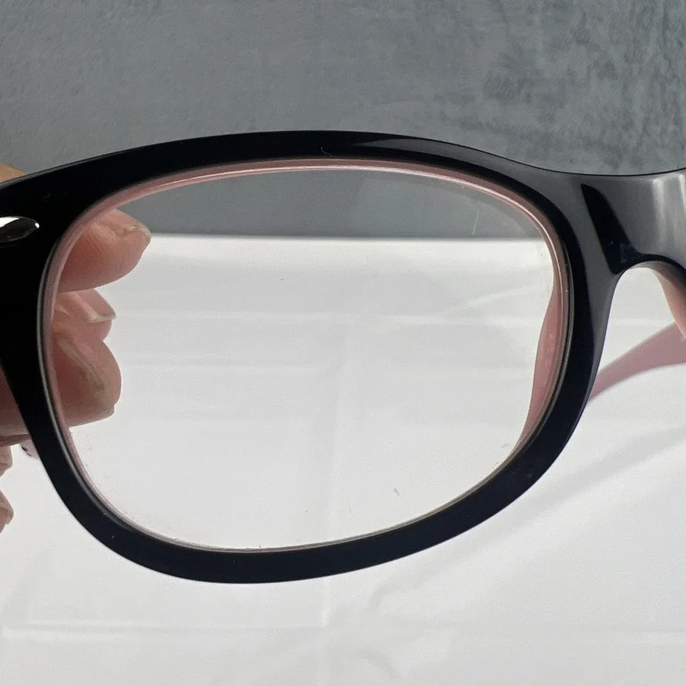 Ray Ban Kids Eyeglasses RB1544 3580 Pink Cat Eye Logo Arms 48-16-130 Frames #2